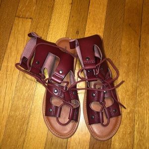 American Eagle tie sandals! 🤩